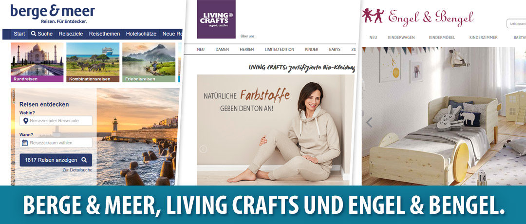 Neu bei elitebonus.de: Berge & Meer, Living Crafts und Engel & Bengel